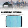 Picture of GOWENIC Camera Lens Filter Case, Shock Absorbing Sponge, Foldable and Easy to Carry with Premium Nylon Material, for 25 to 86mm Round Filters and 83x100mm Filters (for 4pcs)