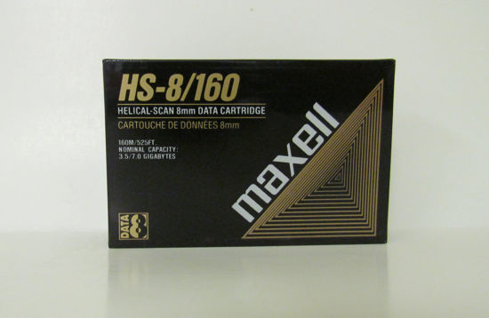 Picture of Maxell 3.5/7GB 8MM 160M Cartridge HS-8/160 Helical Scan (1-Pack)
