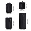 Picture of Asixx Camera Lens Bag, Camera Lens Case, 4pcs Nylon Material Camera Lens Storage Bag or DSLR Camera Drawstring Lens Pouch Bag, Black
