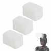 Picture of Flash Softbox Diffuser, 3Pcs Mini Polyethylene Camera External Speedlite Light Reflector Soft Light Box for Canon 580EX Top Flash Studio Portrait Photography