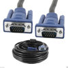 Picture of CableVantage HD15 15Pin VGA Male to Male VGA 30FT 9M Cable for TV Computer Monitor Blue for TV Computer Monitor Extension 30feet Cable