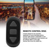 Picture of Bluetooth Remote Control Page Turner, Phone Remote Control Ring, Click Like Selfie Device for Phone Novel Watch TV Turn Page Remote Controller for iOS, for Android (Black)
