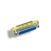 Picture of KENTEK Mini DB25 25 Pin Female to Female F/F Parallel Serial Printer Port Mini Adapter Changer Coupler RS-232 Straight Through