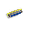 Picture of KENTEK Mini DB25 25 Pin Female to Female F/F Parallel Serial Printer Port Mini Adapter Changer Coupler RS-232 Straight Through