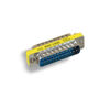 Picture of KENTEK Mini DB25 25 Pin Male to Male M/M Parallel Serial Printer Port Mini Adapter Changer Coupler RS-232 Straight Through