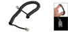 Picture of uxcell Replacement RJ9 4P4C Coiled Stretchy Telephone Handsets Cable Line Black