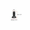 Picture of uxcell M2 x 5mm Phillips Screw Fastener Black for Laptop PC TV Fan Switch 150pcs