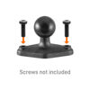 Picture of iBOLT 25mm / 1 inch/B Size Composite Diamond 2-Hole AMPS Adapter Plate for Industry Standard Dual Ball Socket mounting arms