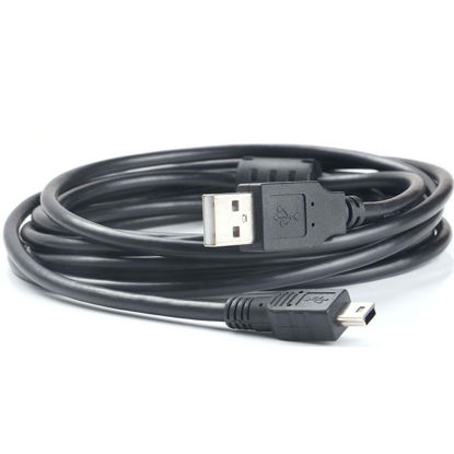 Picture of USB Cable Cord Lead for Nikon UC-E4 /UC-E5 UC-E15 UC-E19 Coolpix 1AW 1J1,1J3 S1,1V2,D3,D3X,D3S,DS3,D4,D40,D40X,D50,D60,D70,D70s,D80,D90,D100,D200,D300,D600,D610,D3000,D3100,D7000,DSLR/Digital Camera