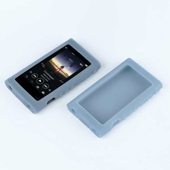 Picture of for Sony A55 Case, Soft Silicone Protective Skin Case Cover for Sony Walkman NW-A55HN A56HN A57HN A50 A55 A56 A57 (Blue)