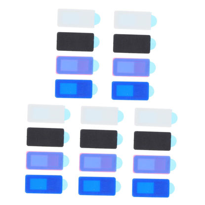 Picture of SHOWERORO 20pcs Camera Privacy Cover Computers Laptops Phone Webcam Cover Phone Cam Cover Laptop Camera Cover Tablet Webcam Privacy Cover Privacy Shutter Slide Rail Cell Phone Abs Slider