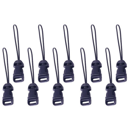 Picture of UKCOCO 10PCS camera buckle connector camera clips for strap camera strap camera wrist strap clip neck strap Camera Accessories quick release shoulder neck digirig camera bag mini abs
