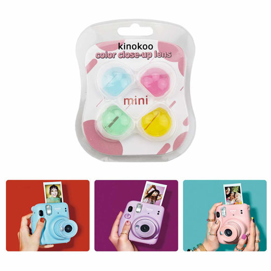 Picture of MUZIRI KINOKOO Filter Lens for Fuji Instax Mini 11 Camera, 4 Colors Lens Fujifilm Mini 11 Filter Lens