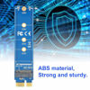 Picture of PCI E to NGFF M.2 Hard Disk NVME Adapter Card SSD HDD Card Reader PCI E 1X Test Card B Key M.2 SSD to USB 3.0 Reader Card NGFF SATA Converter for PCI E to NGFF M.2 Hard Drive