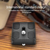 Picture of Quick Release Plate with 1/4inch Screw Mount 40/50/60/70/100mm Quick Release Clamp Mount Adapter for Arca Benro Monopod Tripod Ball Head SLR Camera(PU50)