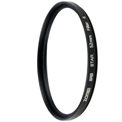 Picture of Zomei 52mm Star +6 Optical 4-Point Star Cross Filter Twinkle Effect for Digital Camera Lens