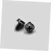 Picture of Hemobllo 100 Pcs Pci Pci Screw Computer Case Thumb Screws Computers PC Mounting Screw Pci Slot Screw Power Supply Screw PSU Fastener Chassis Hot Dip Galvanized Black Power PC Computer Part