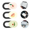 Picture of jojofuny 3pcs Lens Privacy Sticker Covers Sticker asb Slider Protector Laptop Phone Camera Video Camera Personality Cover Notebook Protection Cap Computer Camera Camera Cover