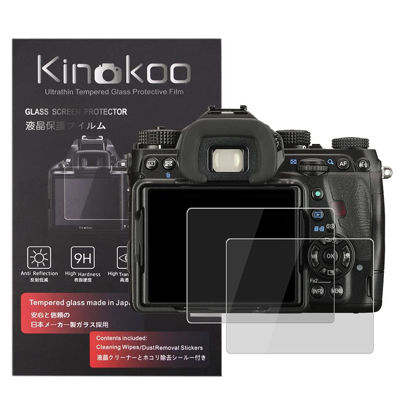 Picture of kinokoo Tempered Glass Film for Pentax K-1 Crystal Clear Film Pentax K-1 Screen Protector Bubble-Free/Anti-Scratch(2 Pack)