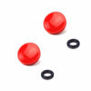 Picture of LXH 2 PCS Red Concave Soft Shutter Release Button for Camera with Shutter Release Socket Such as Fuji Fujifilm X100T / X100F / X100S / X-E2 / X-E2S / XPRO-1 / X-PRO2 / X-T10 / X-T20 / X10 / X20 / X30
