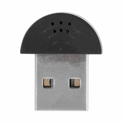 Picture of Simlug Portable 360° Omnidirectional Recording Audio Mic PC USB Microphone, for Skype Chatting(Black)