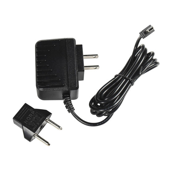 Picture of HQRP AC Wall Adapter Charger for Garmin zumo 220 500 660 665 GPS Replacement Plus HQRP Euro Plug Adapter