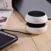 Picture of Limouyin Mini Portable Speaker, Mobile Phone Speaker with 3.5mm Aux Audio Input Rechargeable Travel Speaker for Laptop,Computer, Cell Phone,Tablet PC,MP3 etc. (White)