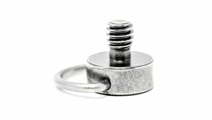 Picture of KONDOR BLUE 1/4" Loop Screw for Adding Strap or Sling to Camera Cage or Any 1/4" Thread