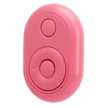 Picture of Bluetooth Remote Control Page Turner, for TikTok for Kindle App Camera Remote Shutter Selfie Button, Fingertip Video Controller for Cell Phone (Pink)