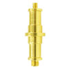 Picture of Foto&Tech Gold Plated 1/4" Male to 3/8" Male Threaded Screw Adapter Spigot Stud Flash Light Stand Connector for Camera Flash Holder/Studio Light Stand/Ball Head/Wireless Flash Receiver/Trigger