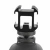 Picture of Camera Hot Shoe Holder, Triple Hot Shoe Base Mount Adapter Extend Holder for Microphone Monitor LED Video Light