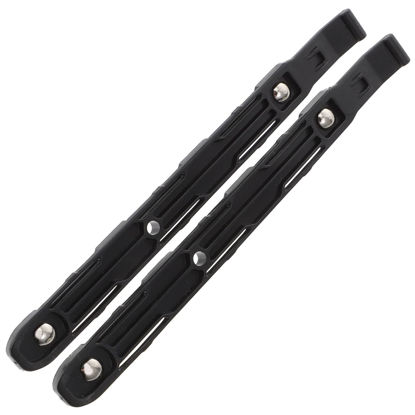 Picture of Hard Drive Rail Plastic Stand 1 Pair Chassis Hard Drive Mounting Plastic Rails Chassis Hard Drive Rails Replacement 3.5-inch HDD Mounting Rail Hard Drive Mounting Rails