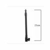 Picture of 28cm Flexible Bendable Flash Light Stand Black Steel Wire Pipe Overarm Bracket with 1/4 Inch Screw Male Female Holes