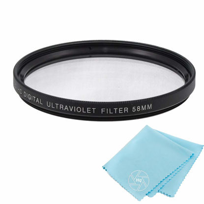 Picture of 58mm UV Filter for Canon Vixia HF G10, HF G40, HF G50, HF G60, XA10, XA20, XA25, XA40, XA45, XA50, XA55, XF100, XF105, GL1, GL2, HFS10, HFS11, HFS20, HFS21, HFS30, HFS100, HFS200 Camcorders