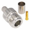 Picture of YOTENKO Pack of 2 N Female Adapter Crimp Plug RF Connector for LMR300 RG6 50-5 Cable
