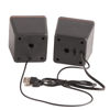 Picture of Fydun Mini Cube USB, Wired Speaker for Desktop Laptop Small Desktop Stereo 3.5mm Jack Speakers PC Computer(Dual Track) (binaural)