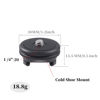 Picture of FocusFoto Cold Shoe Mount Adapter Bracket Base with 1/4"-20 Threaded Screw for Camera Cage Flash Light DSLR Rig