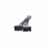 Picture of MICRO CONNECTORS, Inc. 1 to 2 Sleeved PWM Fan Splitter Cable - Black