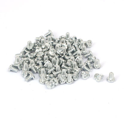 Picture of uxcell Desktop Computer #6-32 Hard Drive Video Card PCI Bezel Screw Silver Tone 100pcs