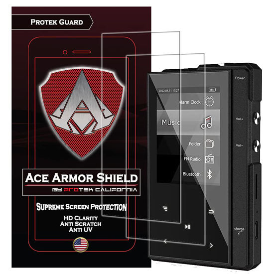 Picture of A ACE ARMOR SHIELD compatible with Phinistec Z6 portable music player Screen Protector 2 Pack
