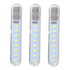 Picture of DOITOOL 3 pcs USB Night Light Portable LED Lamp Stick Light Practical Power Bank Laptop Camping Desktop Keyboard