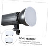 Picture of Hemobllo 2pcs Flash Light Cover Soft Diffuser Lamp Cover Light Shade Diffuser Sock for Studio Strobe Diffuser Lamp Sock Portrait Lamp Sock Shade for Lamp Reflector Light White Mild Fabric