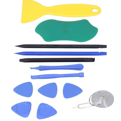 Picture of Electronics Repair Tool, Multifunctional Plastic Spudger Triangular Sheet PVC Material for Tablets Laptops Cameras Glasses