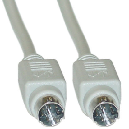 Picture of Apple Serial Cable, MiniDin8 Male, 8 Conductor, 6 Foot