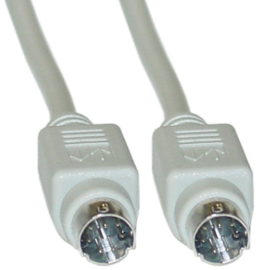 Picture of Apple Serial Cable, MiniDin8 Male, 8 Conductor, 6 Foot