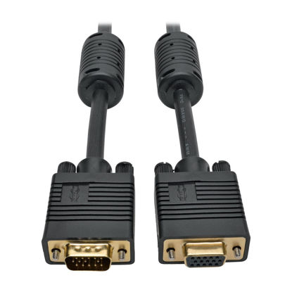Picture of Tripp Lite VGA Monitor Extension Cable RGB Coax High Resolution M/F, 2048 x 1536, Including 1080p HD15, 3ft 3' (P500-003)