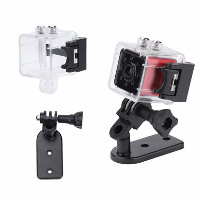 Picture of Camera Waterproof Housing, 30m Diving Depth Underwater Dive Case Shell, Camera Diving Case, with Mount Back Clip Bracket Accessory, for Mini Action Cameras Cycling Surfing