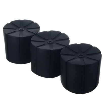 Picture of KVSERT 3Pcs Waterproof Silicone Universal Lens Cap Cover for 65-110mm DSLR Camera Lenses