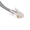 Picture of CableWholesale 25 feet Telephone Cord (Data), RJ45 Gold Plated Connectors, 8P / 8C, Silver Satin, 28AWG, Straight, RJ45 Phone Cable