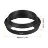 Picture of PATIKIL 55mm Lens Hood, Standard Vented Matte Surface Anti-Reflective Inside Hood with Cleaning Cloth for Camera Lens, Black for Nikon, for Fujifilm, for Pentax, for Leica